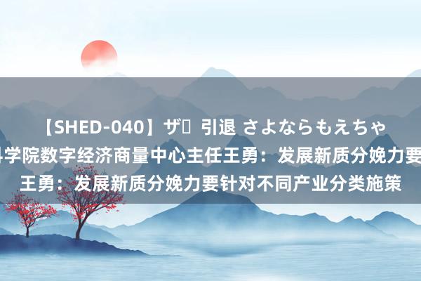 【SHED-040】ザ・引退 さよならもえちゃん！ 专访清华大学社科学院数字经济商量中心主任王勇：发展新质分娩力要针对不同产业分类施策