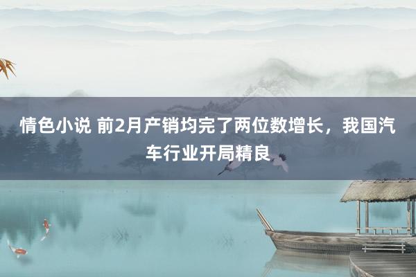 情色小说 前2月产销均完了两位数增长，我国汽车行业开局精良