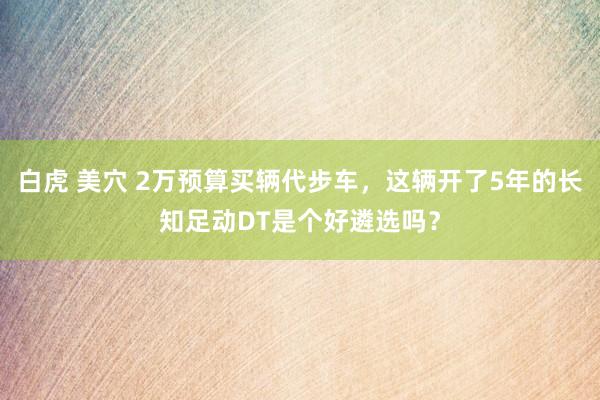 白虎 美穴 2万预算买辆代步车，这辆开了5年的长知足动DT是个好遴选吗？